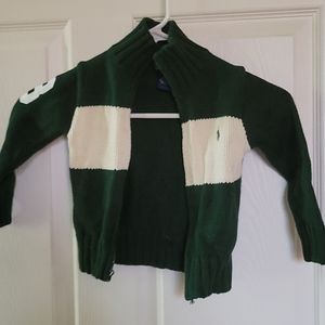 Toddler Polo zip up sweater